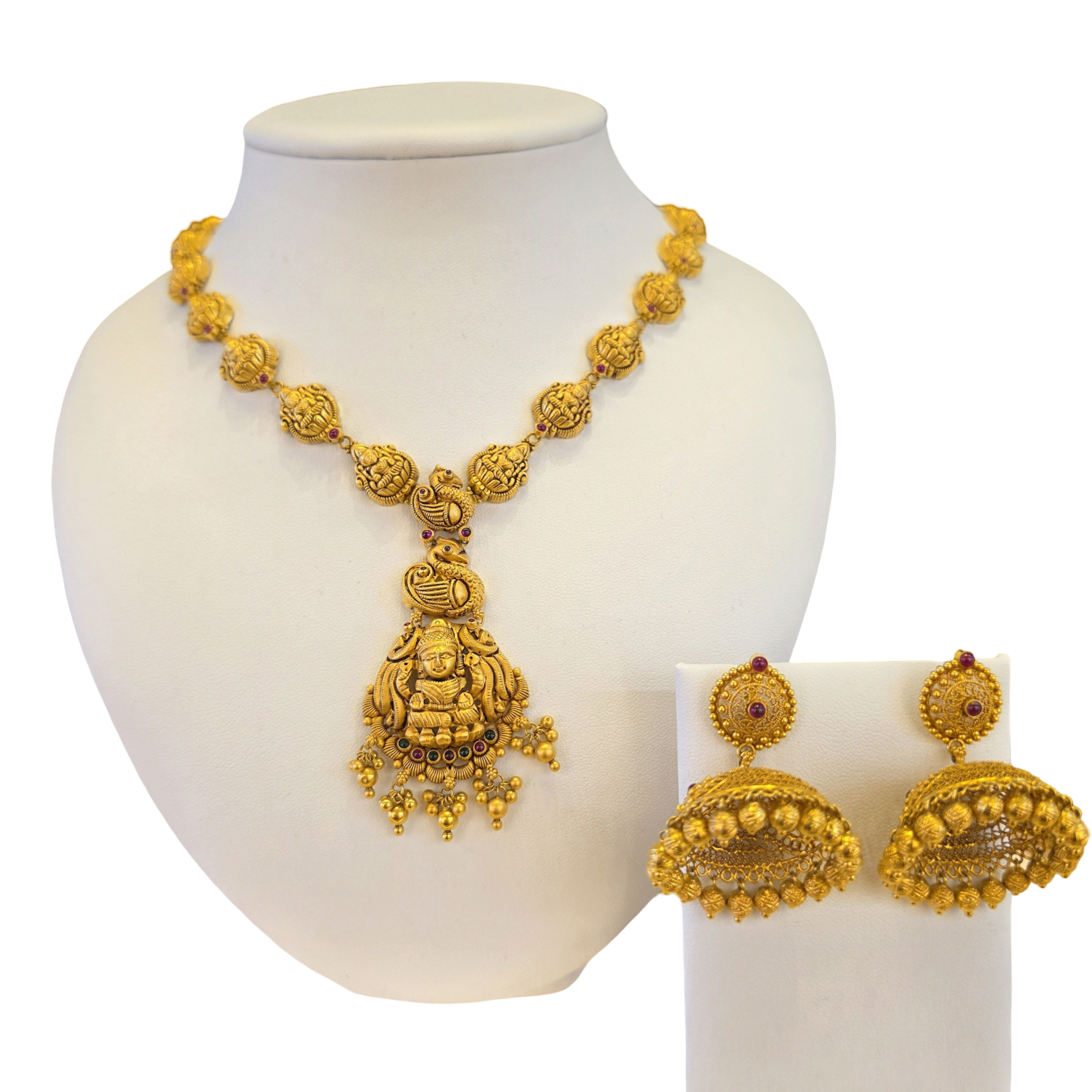 22K Gold Designer Antique Bridal Set