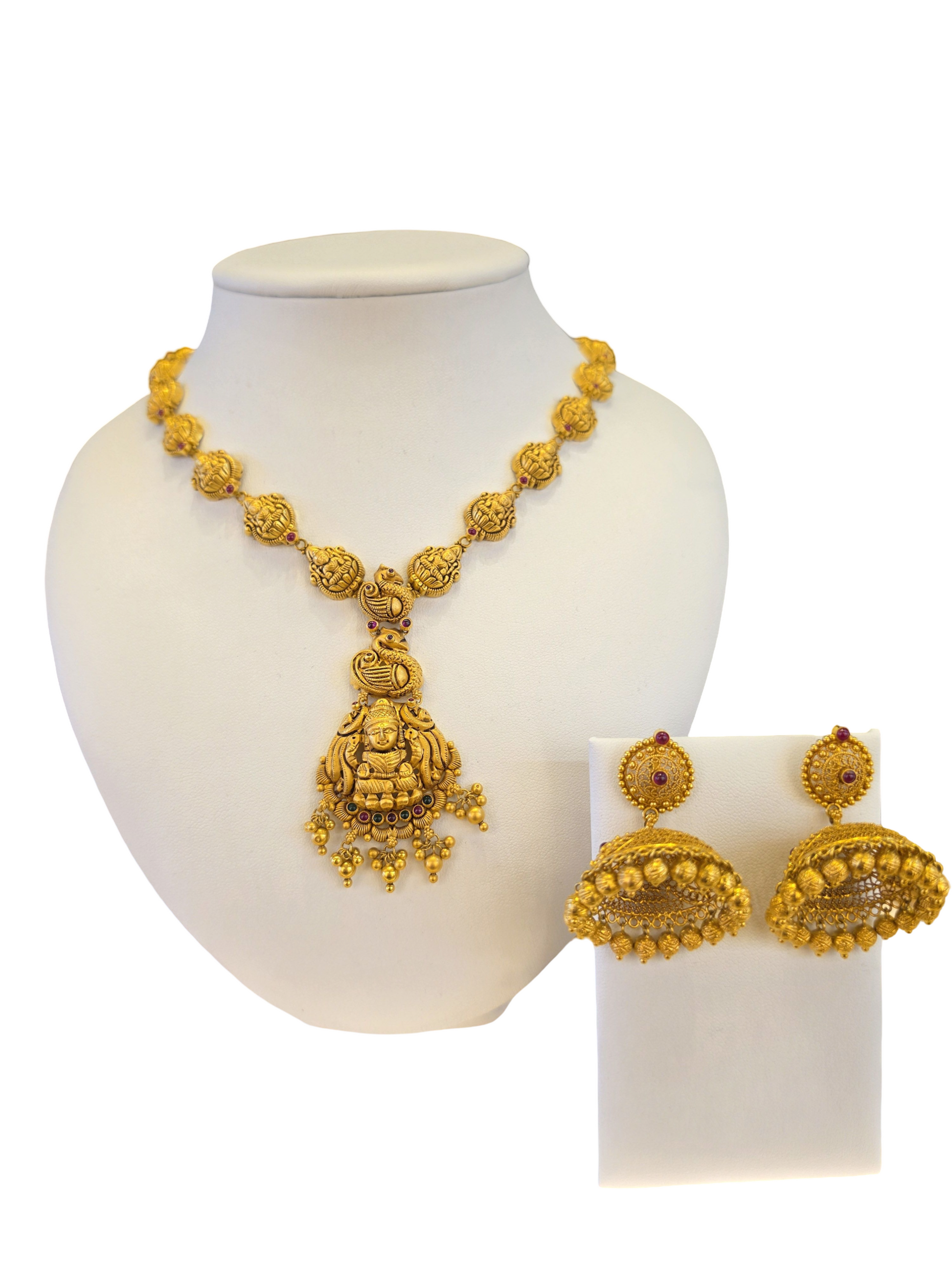 22K Gold Designer Antique Bridal Set