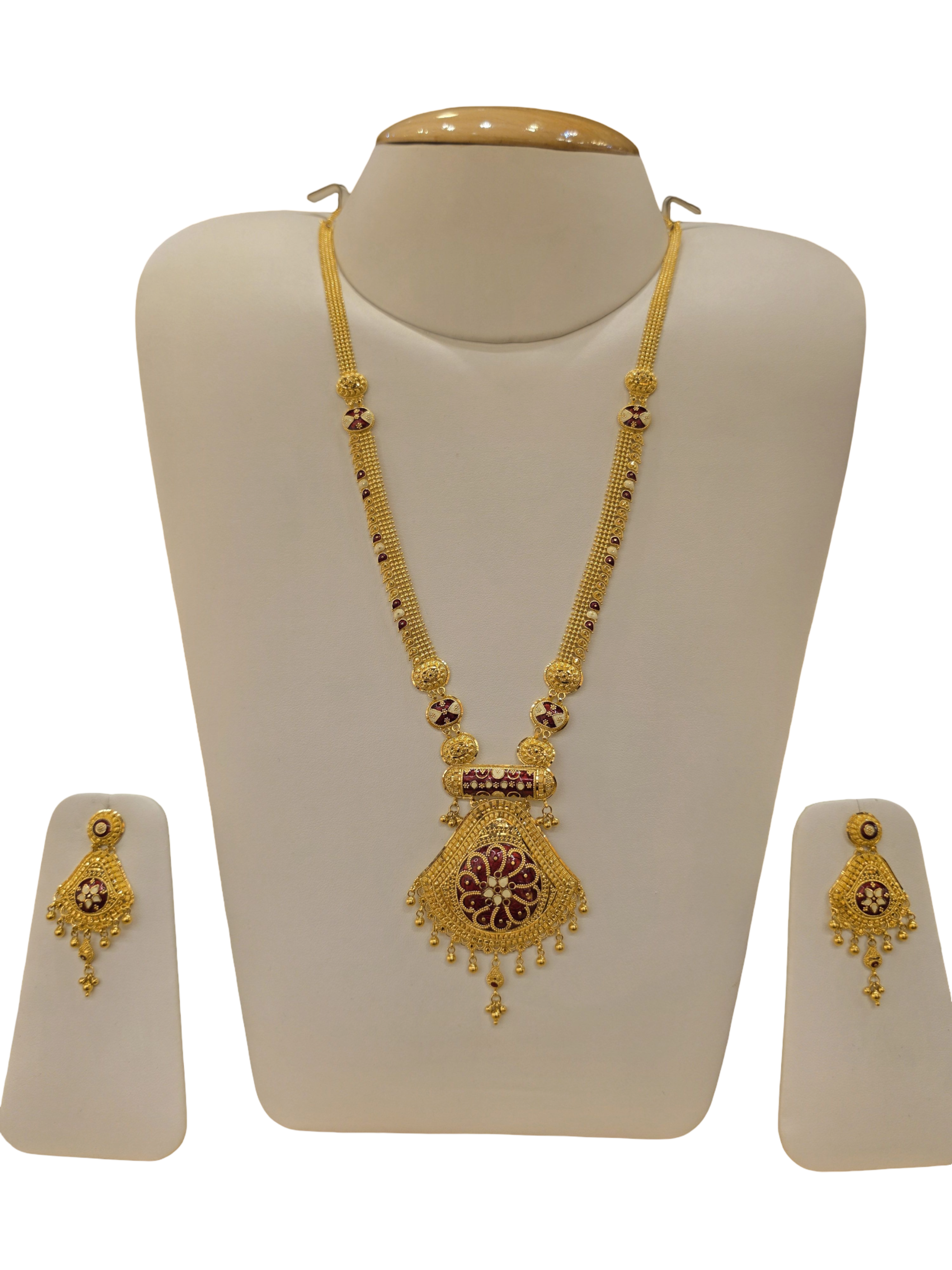 22K Gold Meena Designer Ranihaar