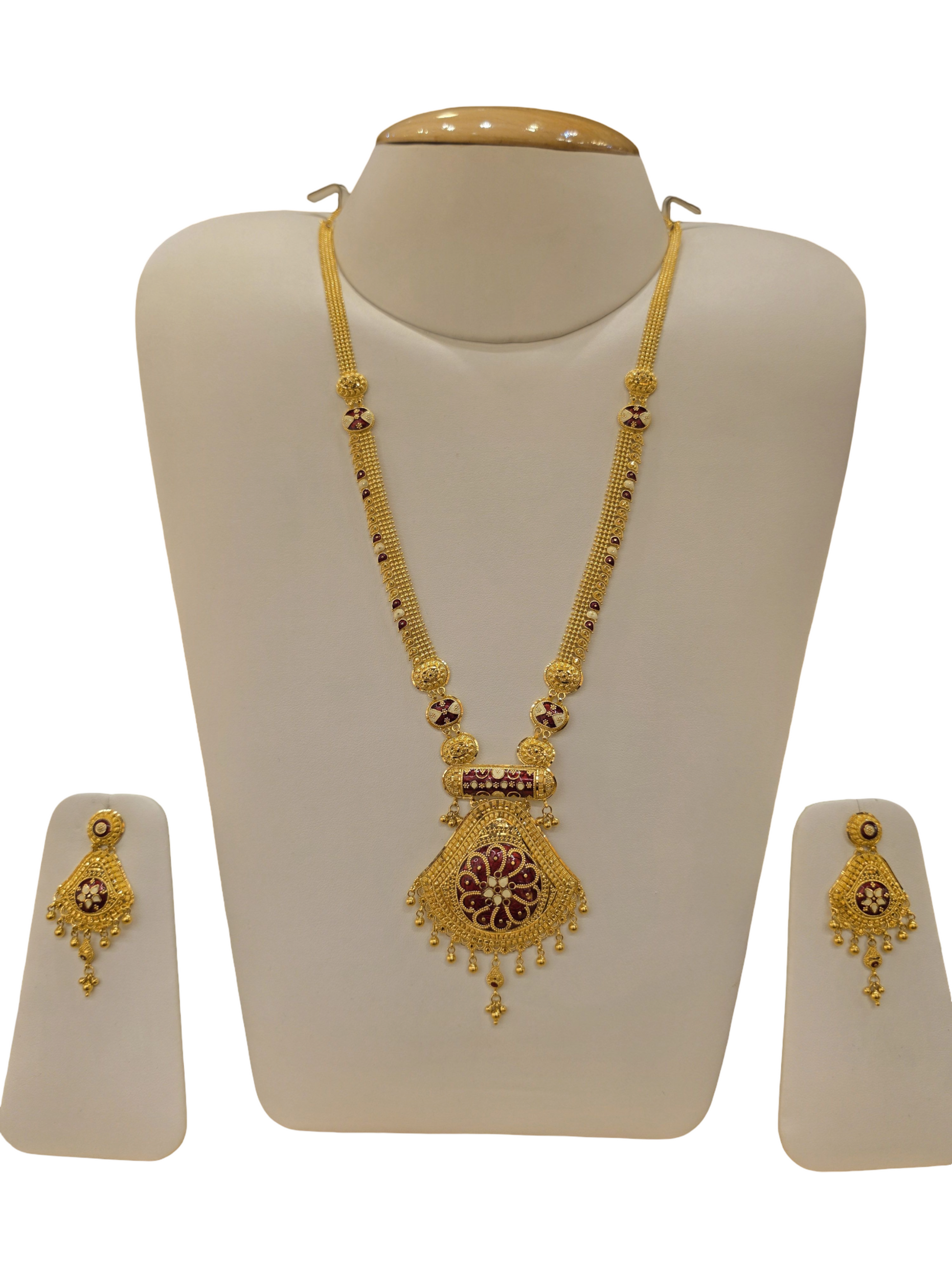 22K Gold Meena Designer Ranihaar