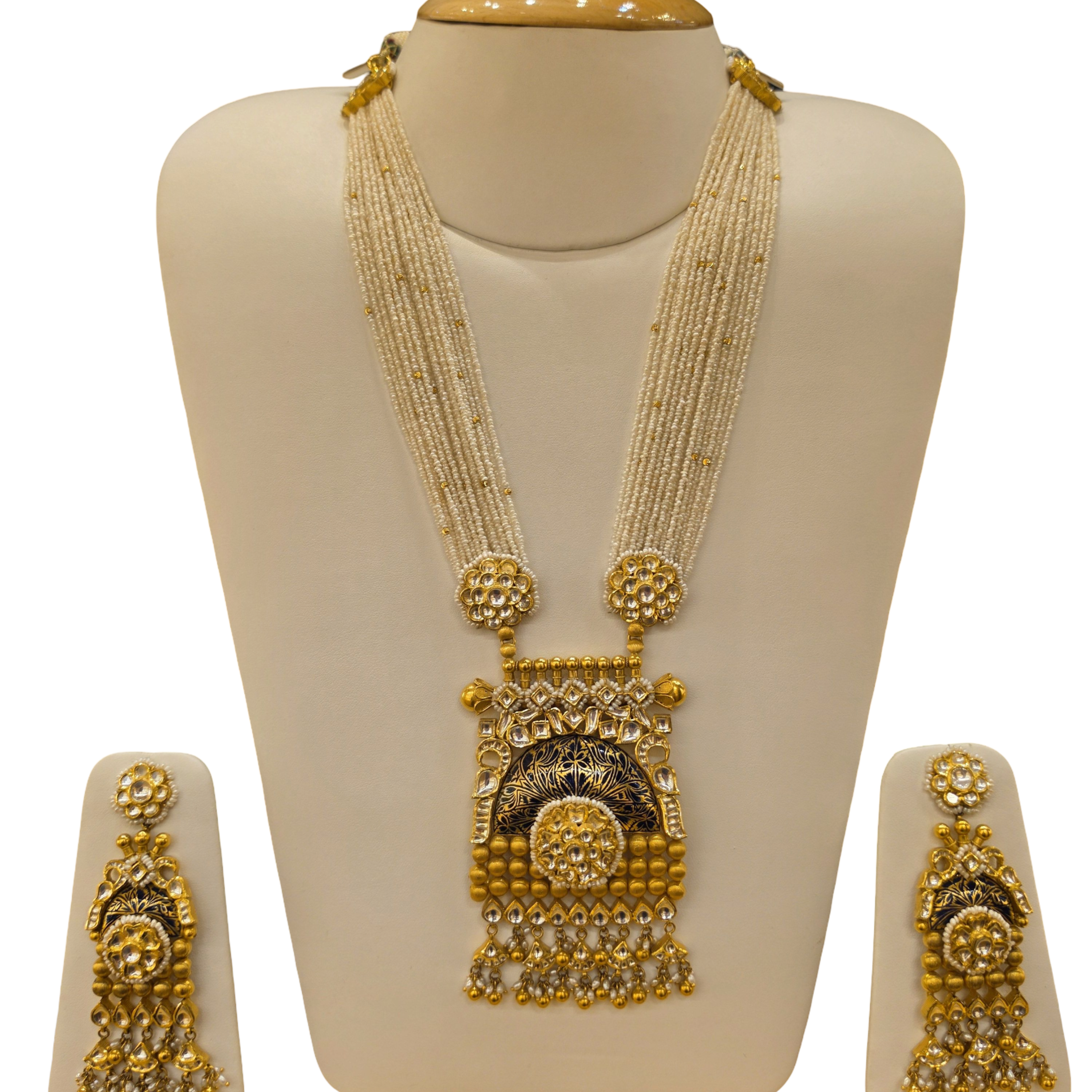22K Gold Jadau Designer Ranihaar