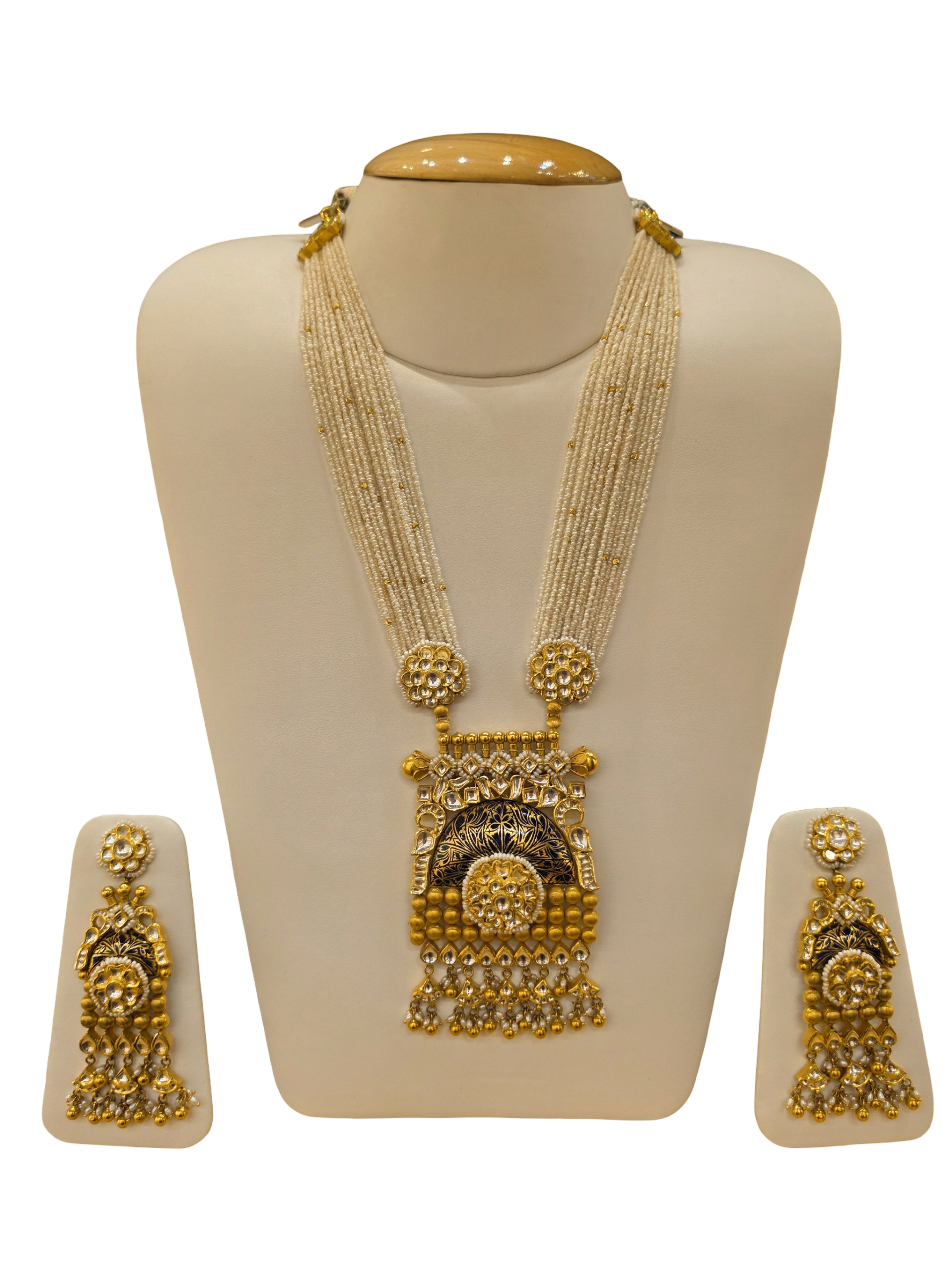 22K Gold Jadau Designer Ranihaar