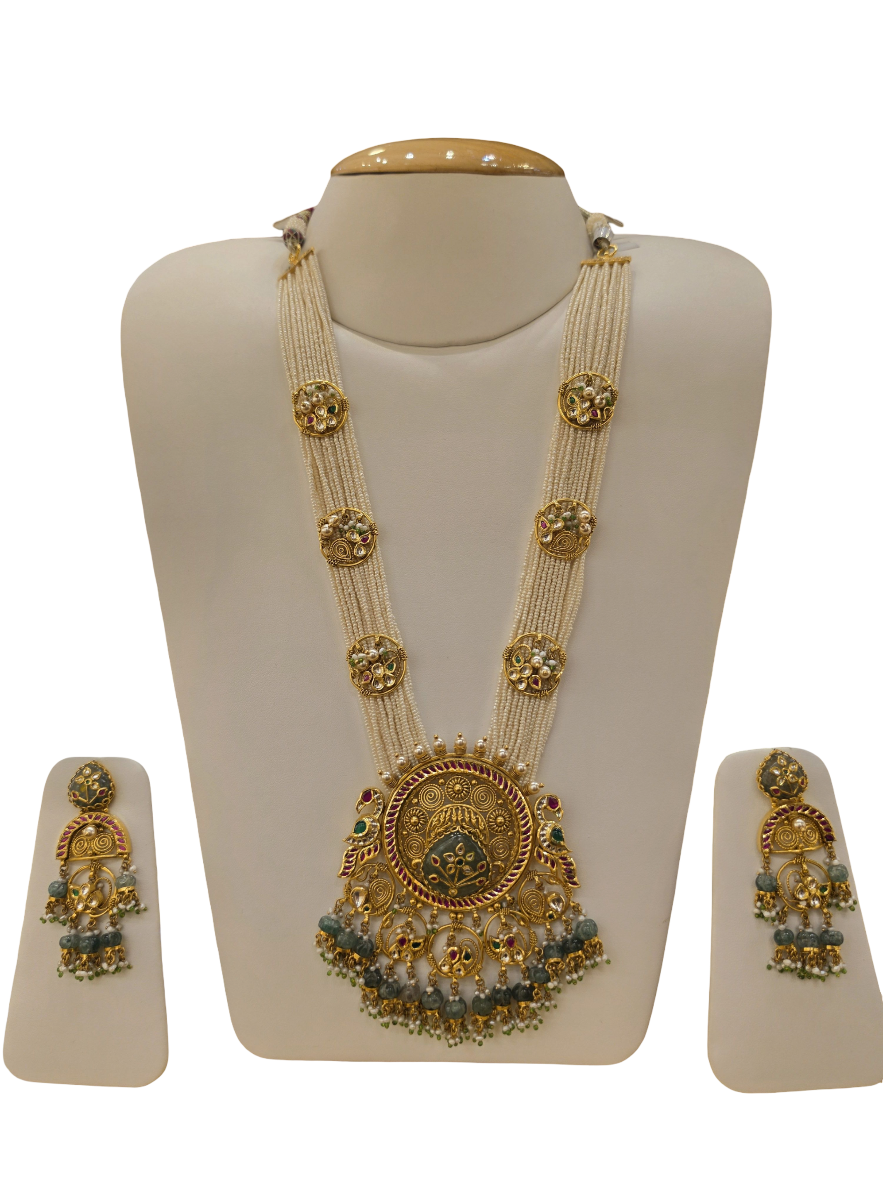 22K Gold Jadau Designer Ranihaar
