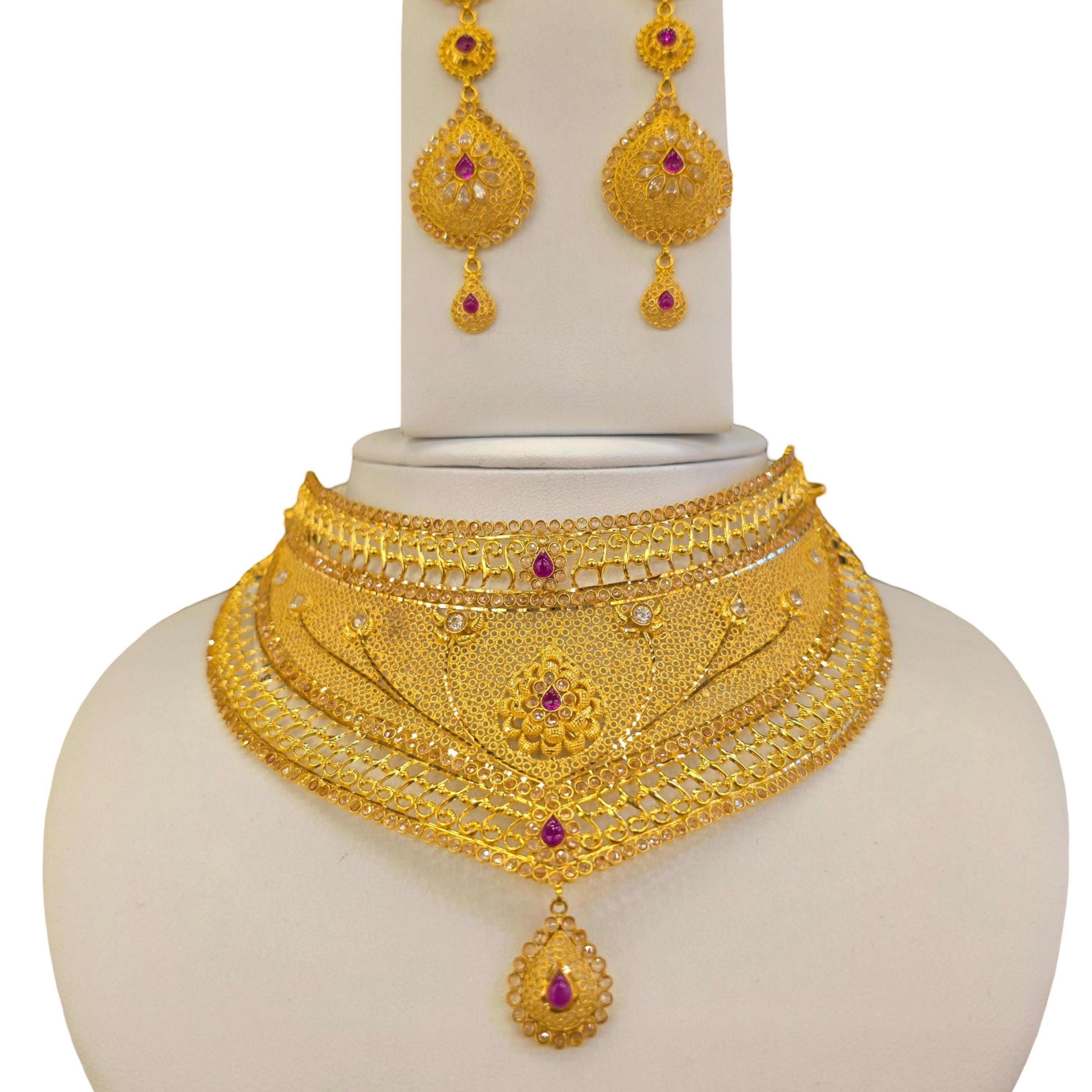 22K Gold Designer Bridal Set