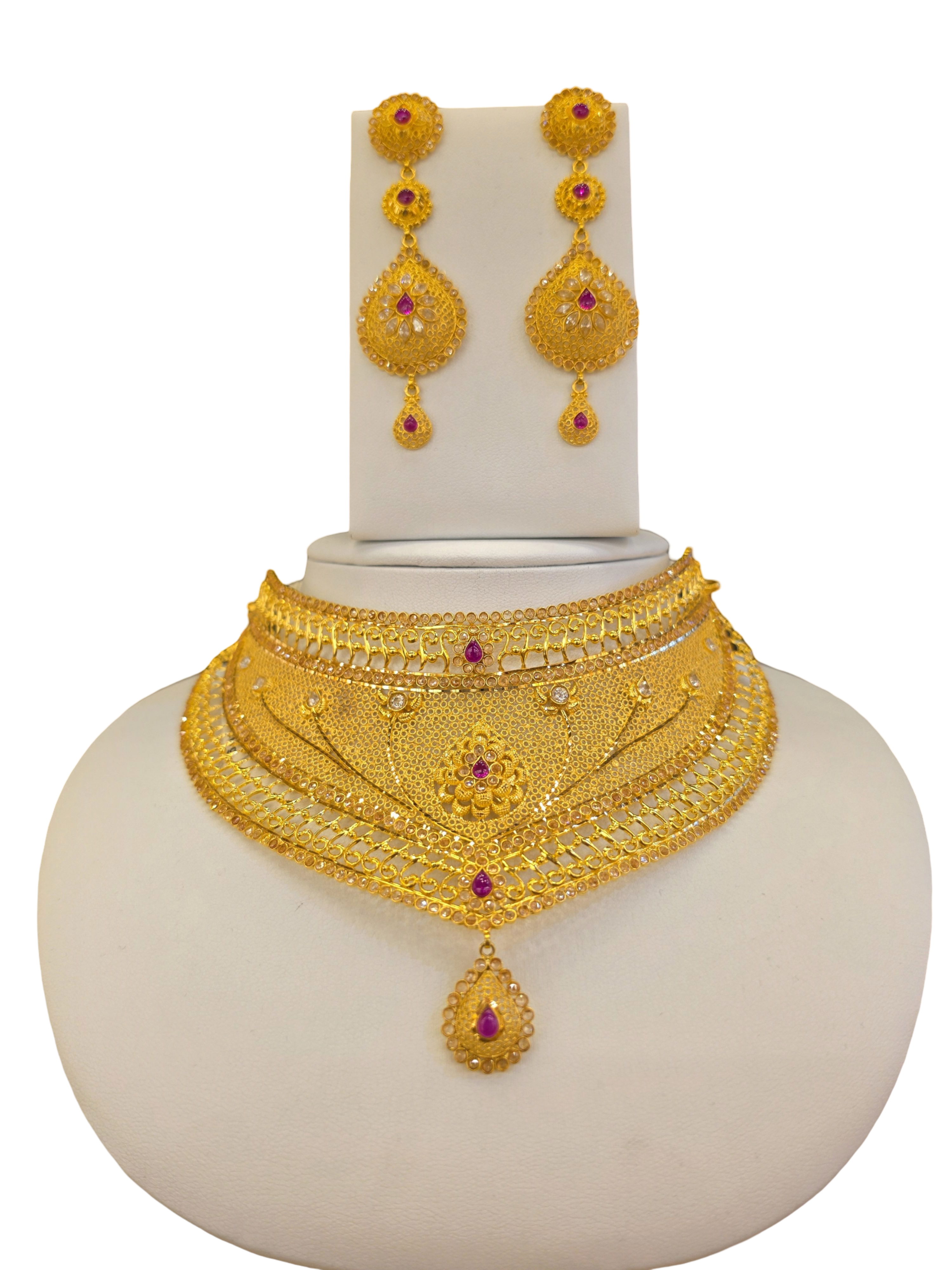 22K Gold Designer Bridal Set