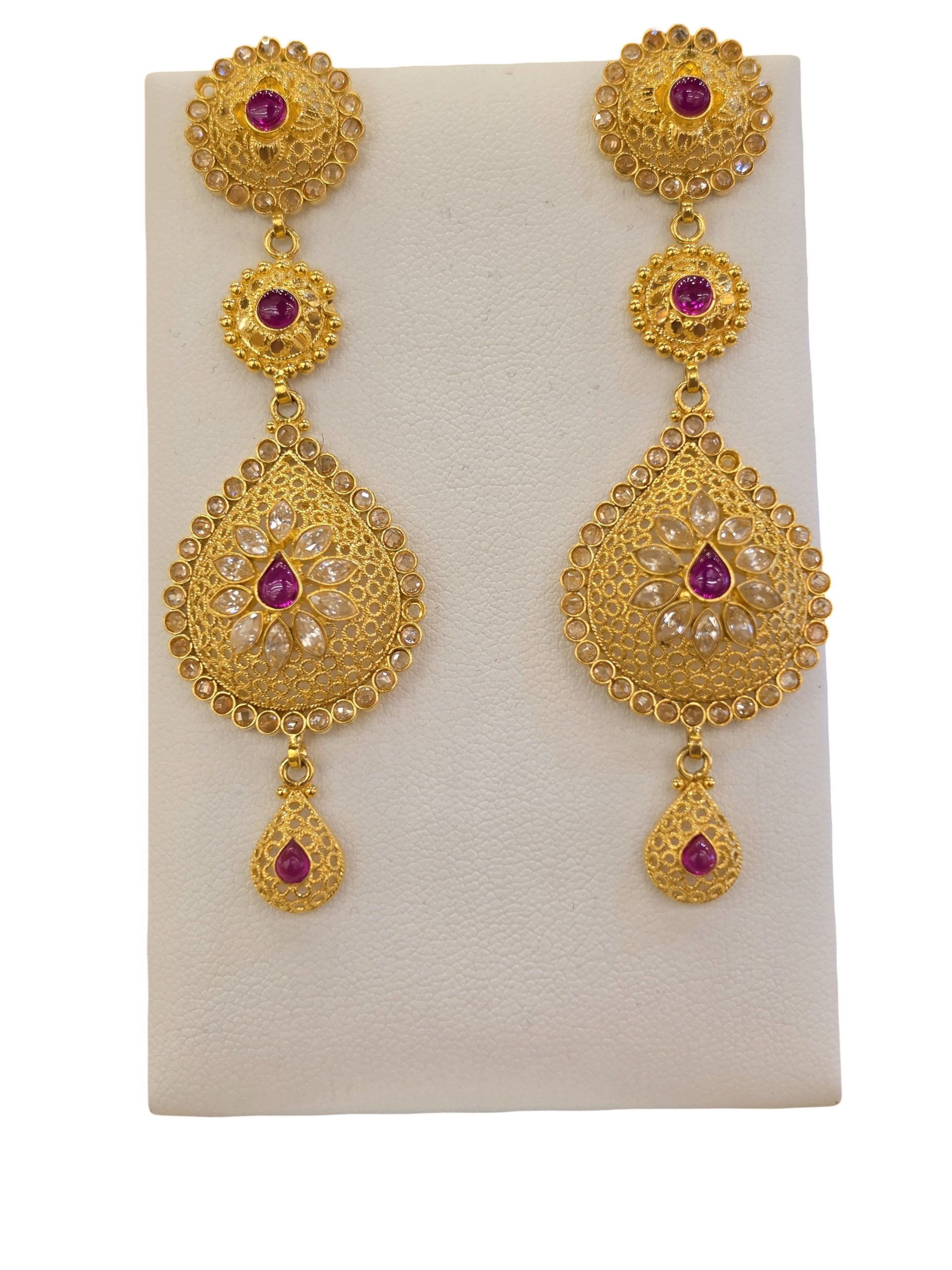 22K Gold Designer Bridal Set