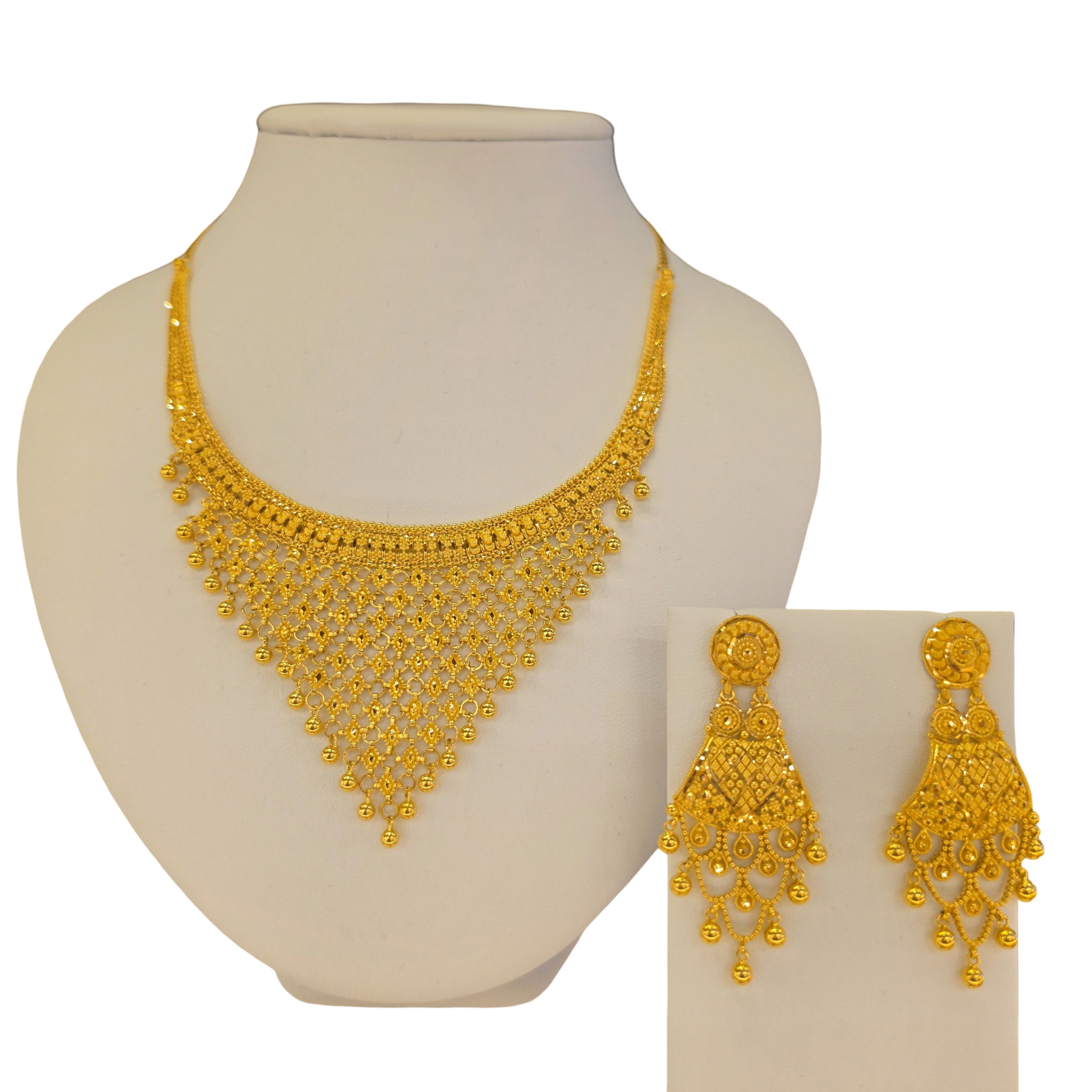 22K Gold Designer Bridal Set
