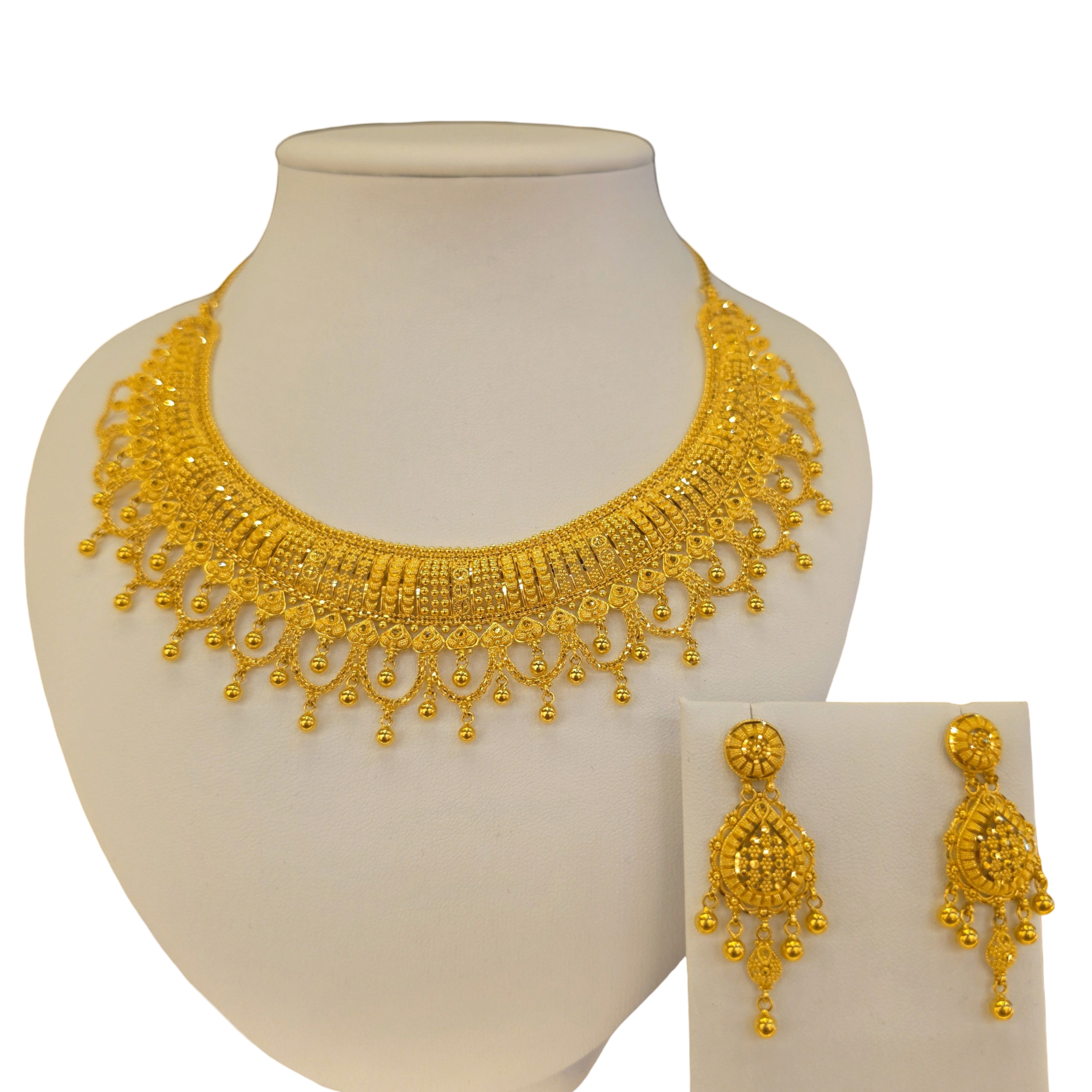 22K Gold Designer Bridal Set