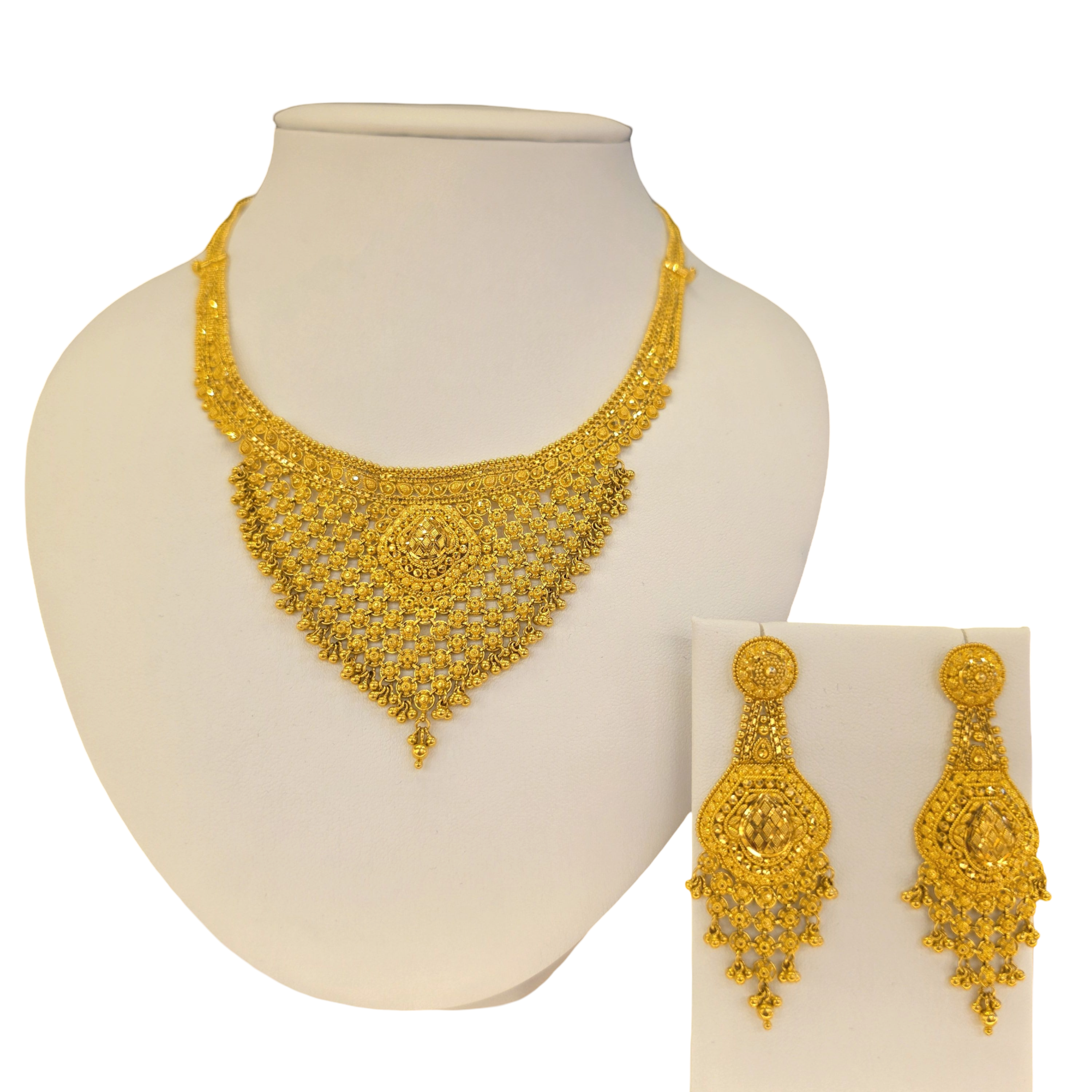22K Gold Designer Bridal Set