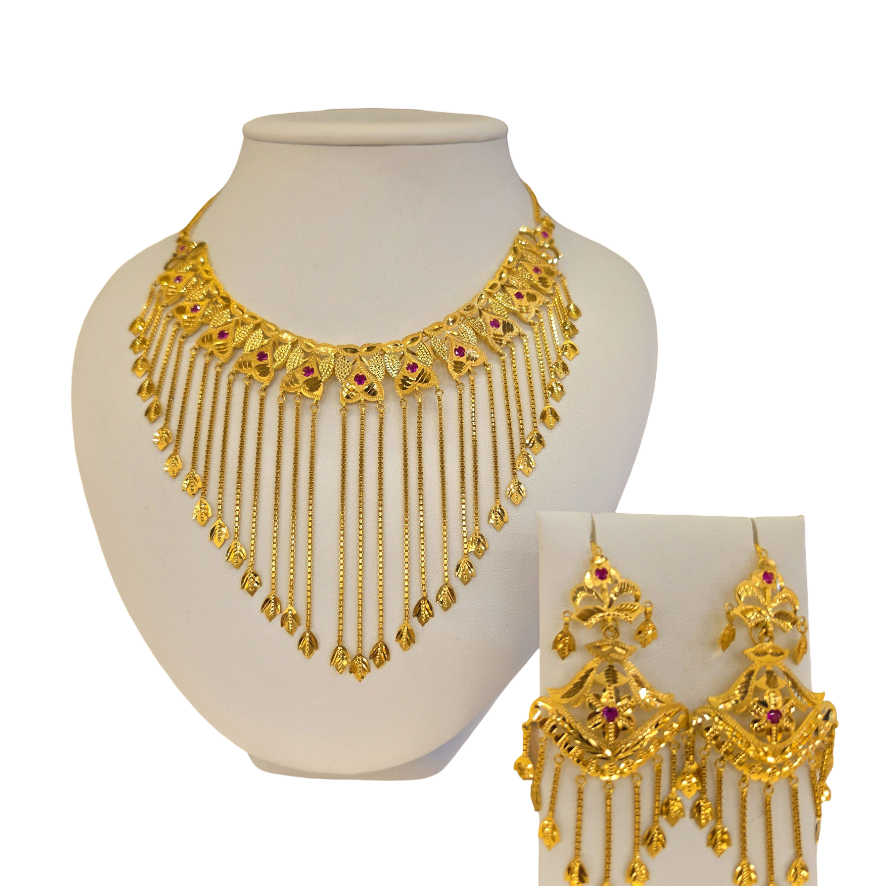 22K Gold Designer Bridal Set
