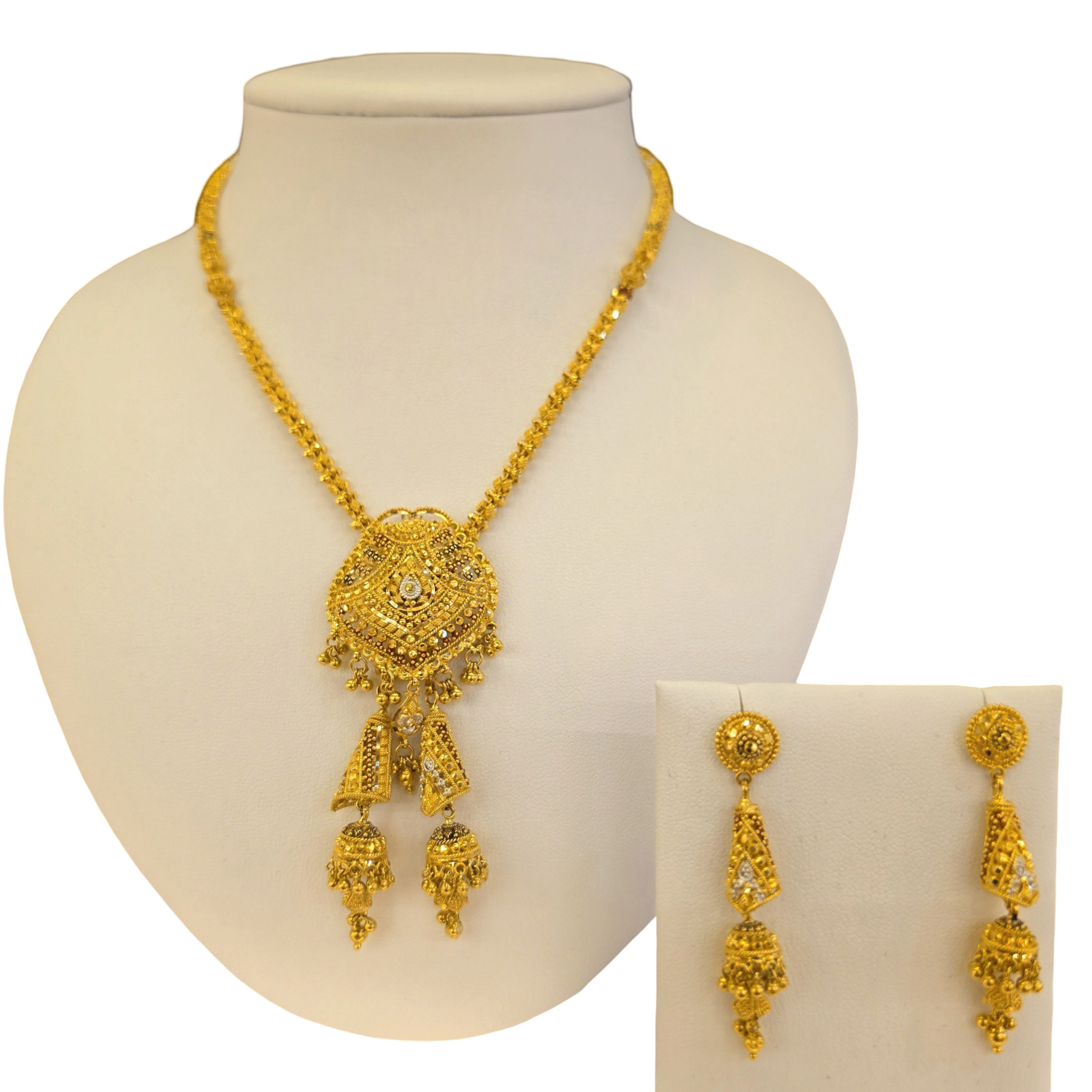 22K Gold Designer Bridal Set