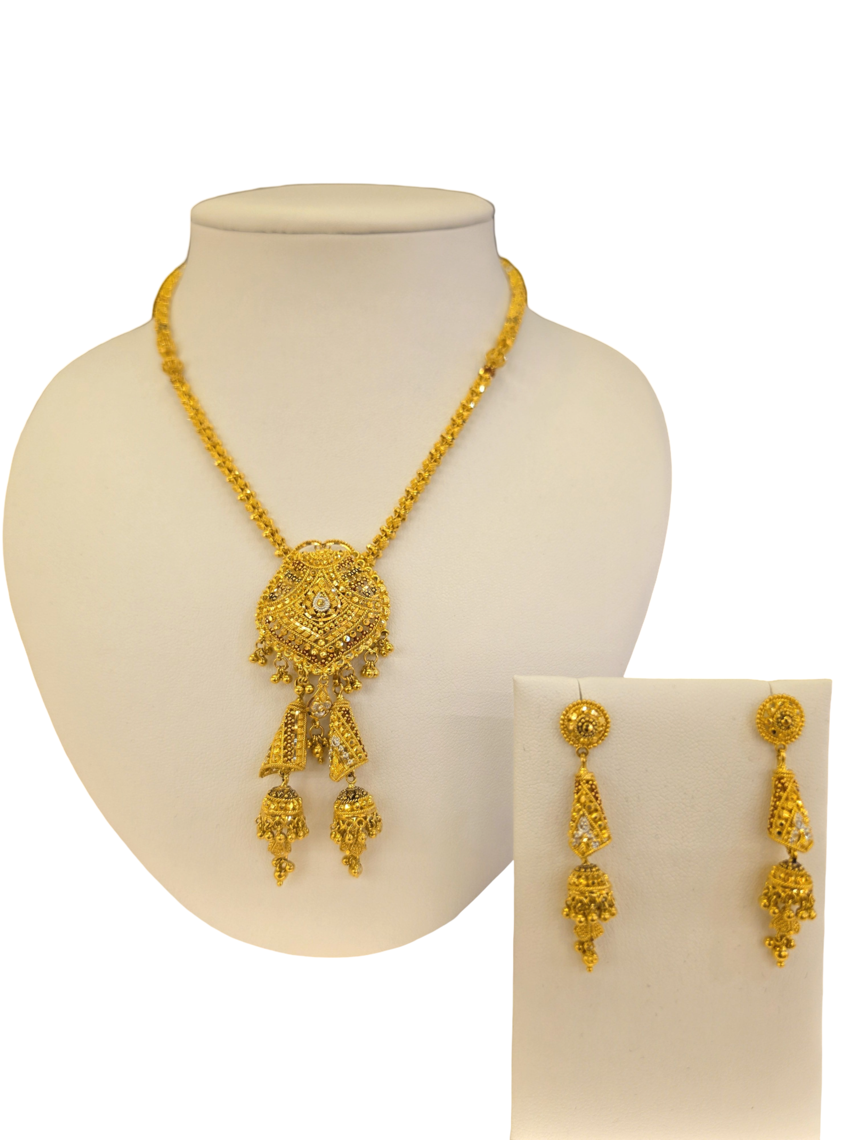 22K Gold Designer Bridal Set