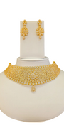 22K Gold CZ Designer Bridal Set