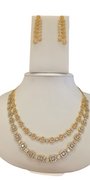22K Gold CZ Designer Set