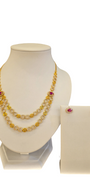 22K Gold CZ Designer Set