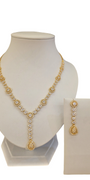 22K Gold CZ Designer Set