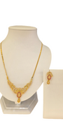 22K Gold CZ Designer Set