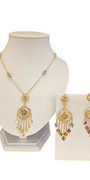22K Gold Tri-tone Designer Set