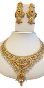 22K Gold Jadau Designer Bridal Set