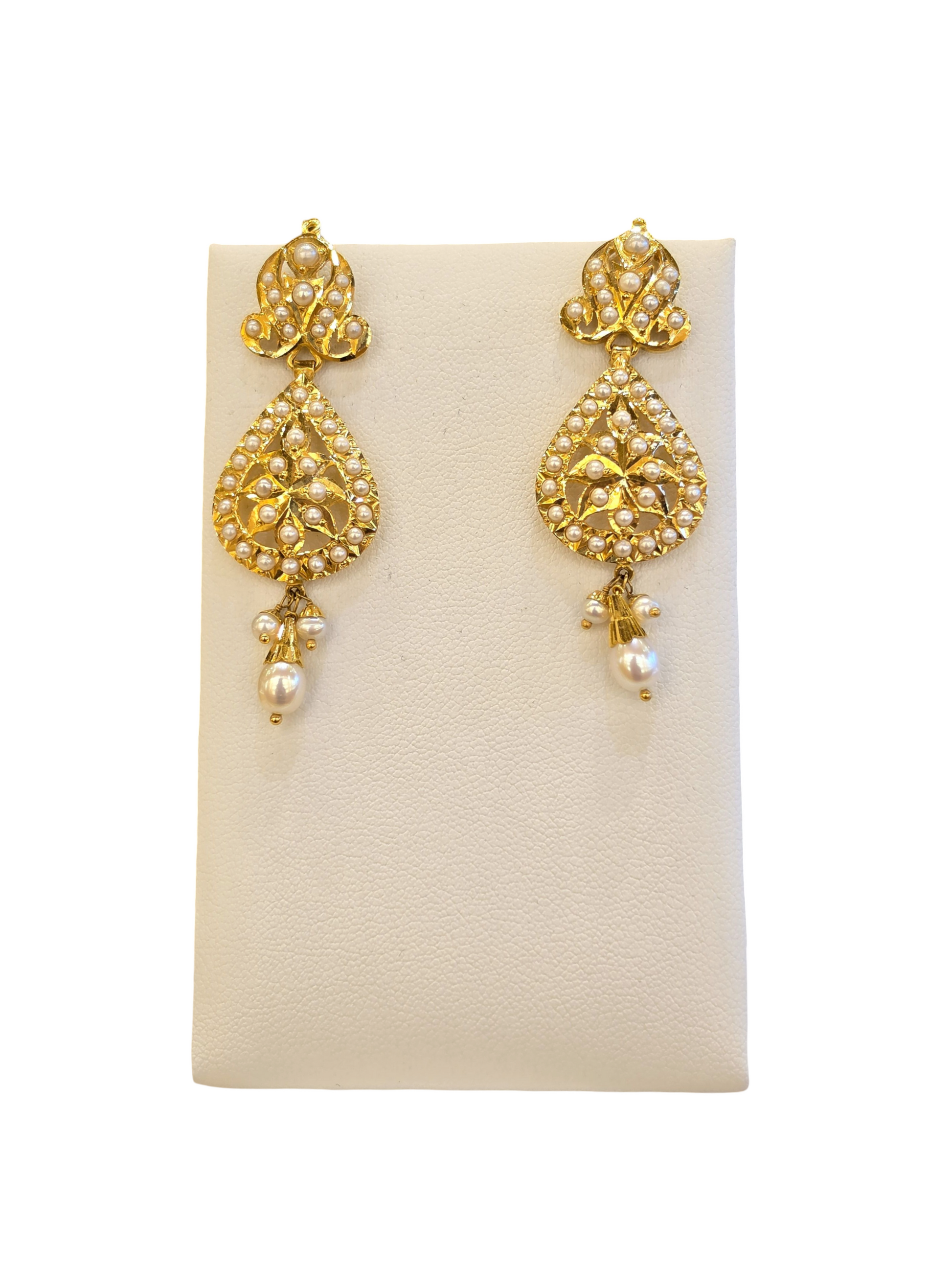 22K Gold Jadau Designer Set
