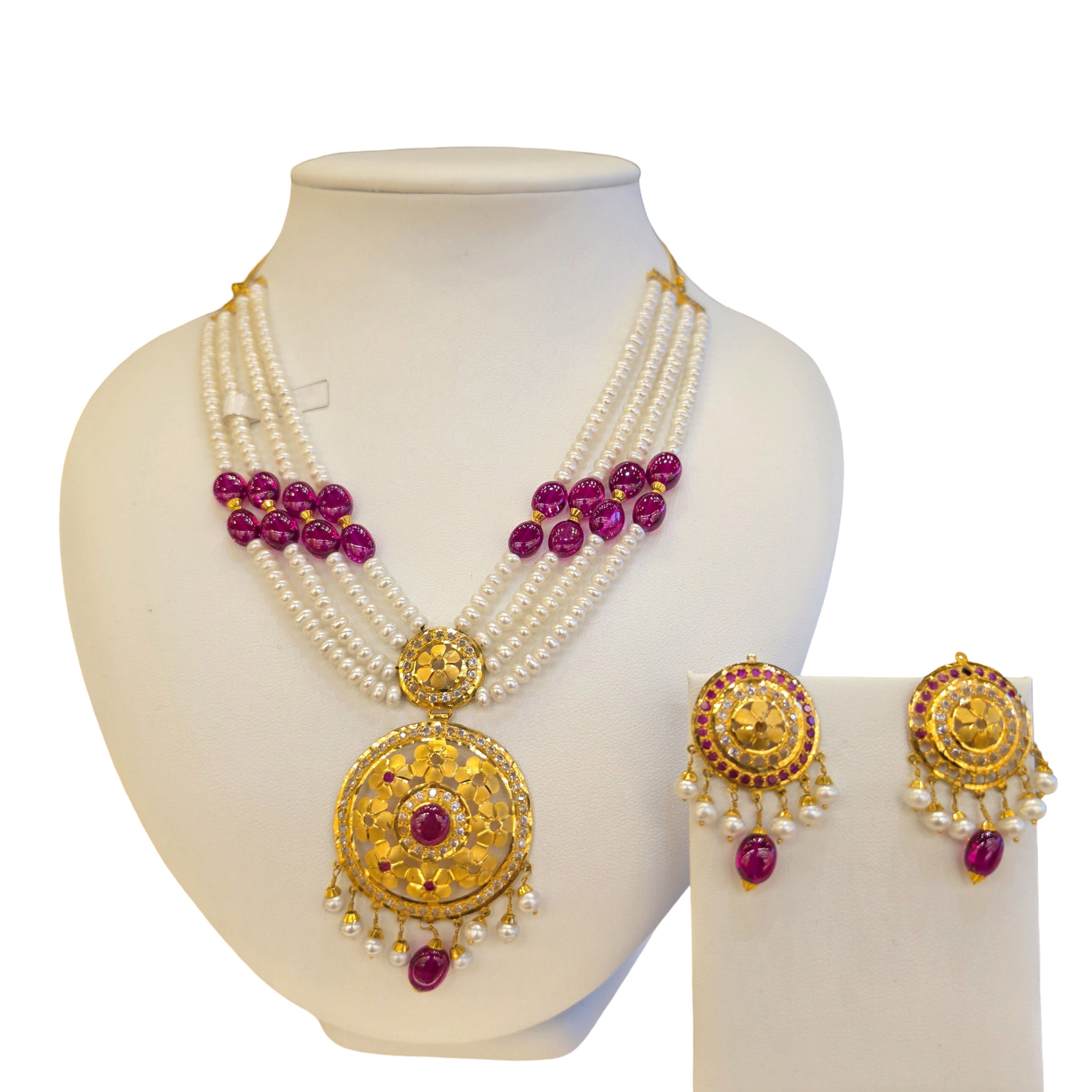 22K Gold Designer Bridal Set