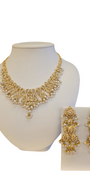 22K Gold Jadau Designer Bridal Set