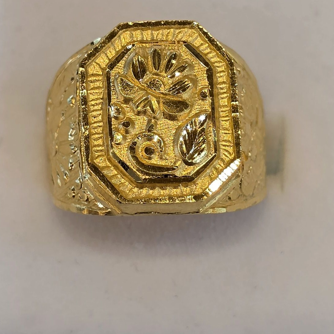 22K Gold Men's Ring