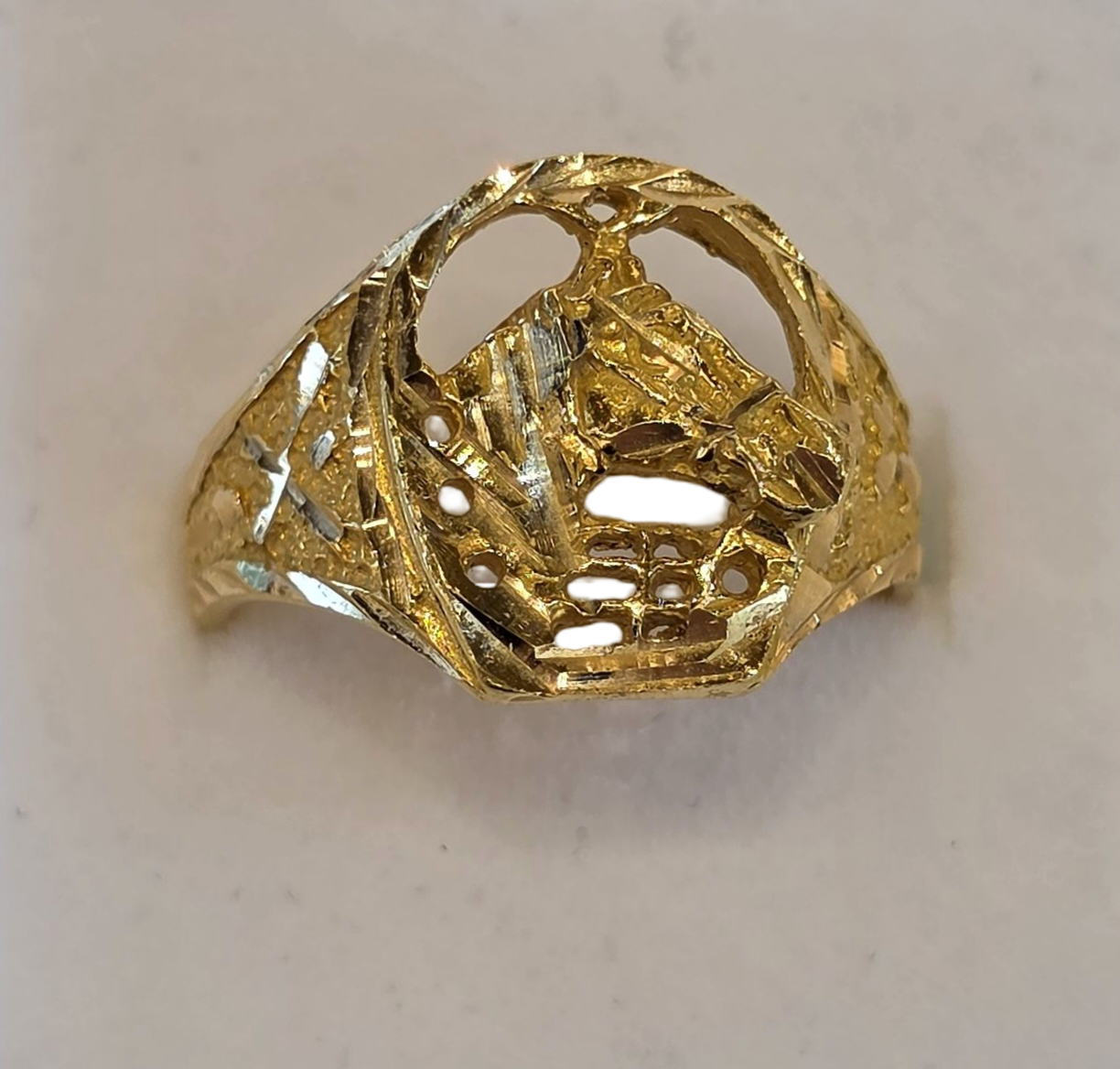 22K Gold Men's Ring