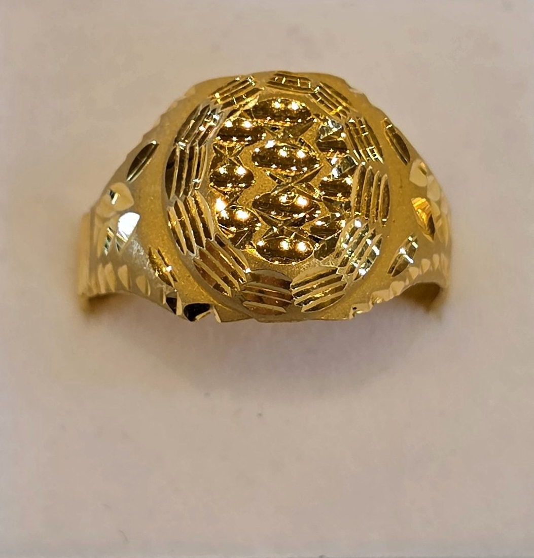 22K Gold Men's Ring