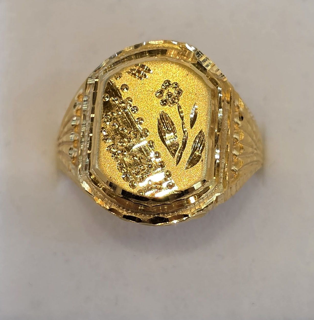 22K Gold Men's Ring