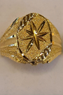 22K Gold Men's Ring