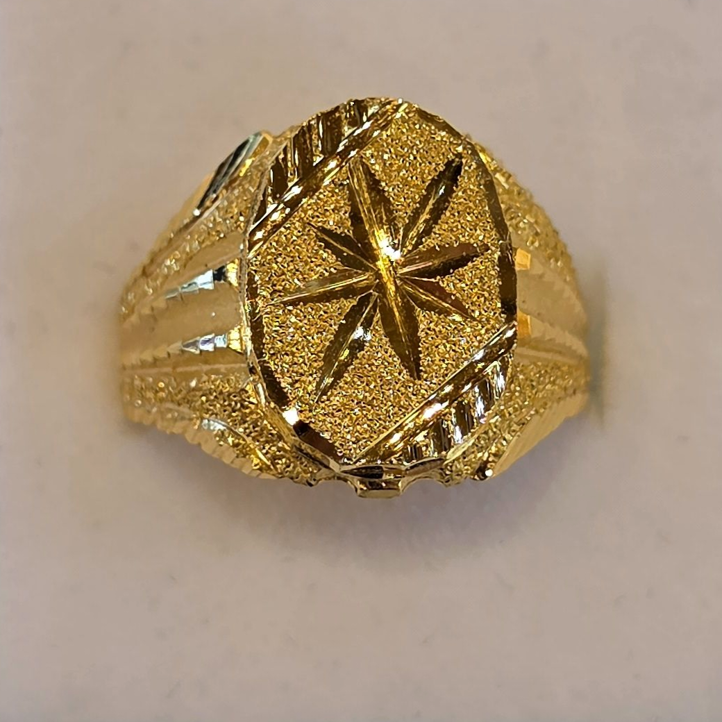 22K Gold Men's Ring