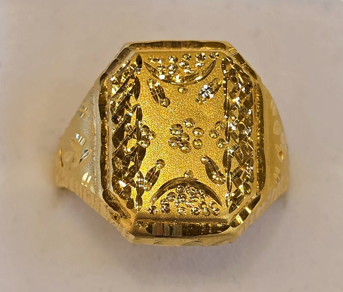 22K Gold Men's Ring