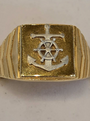 22K Gold Men's Ring