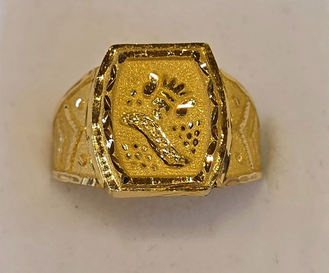 22K Gold Men's Ring