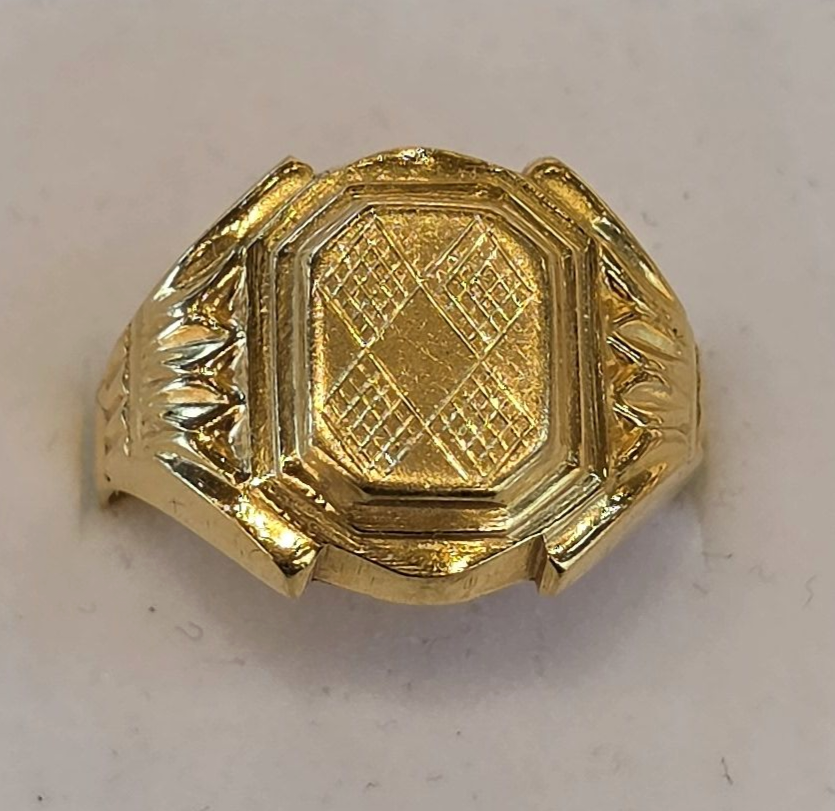 22K Gold Men's Ring