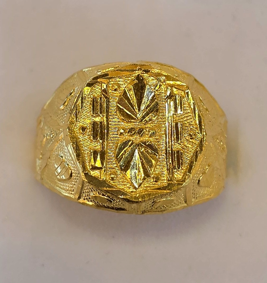 22K Gold Men's Ring