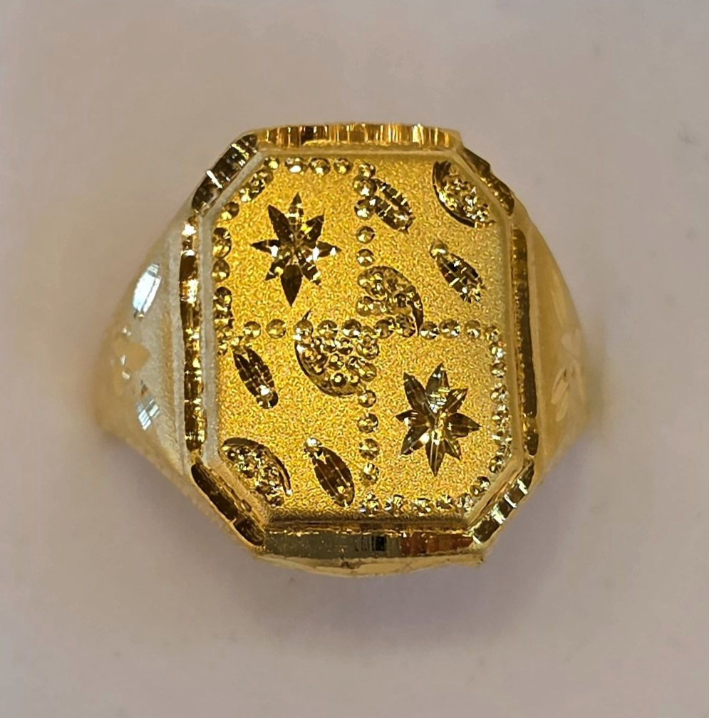 22K Gold Men's Ring