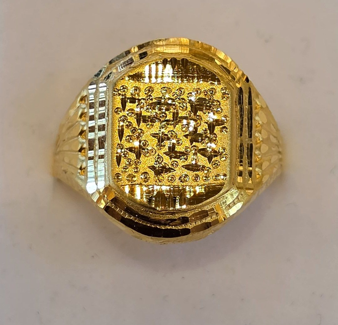 22K Gold Men's Ring