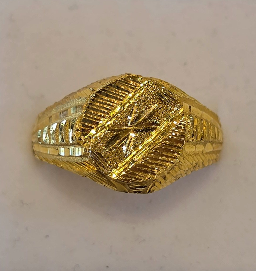 22K Gold Men's Ring