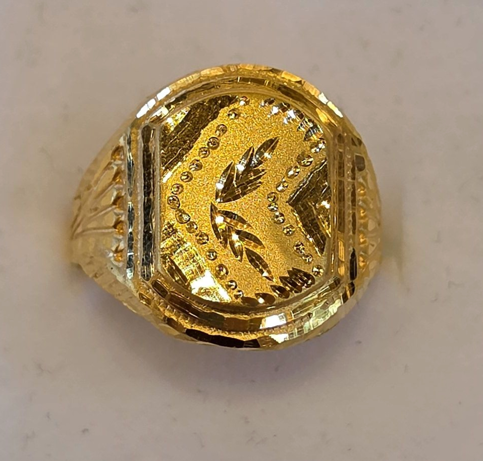 22K Gold Men's Ring