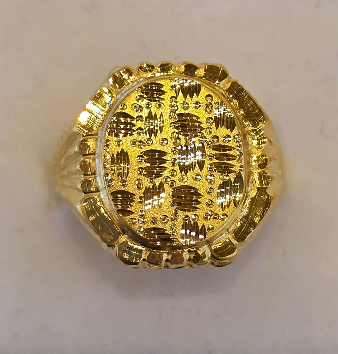 22K Gold Men's Ring