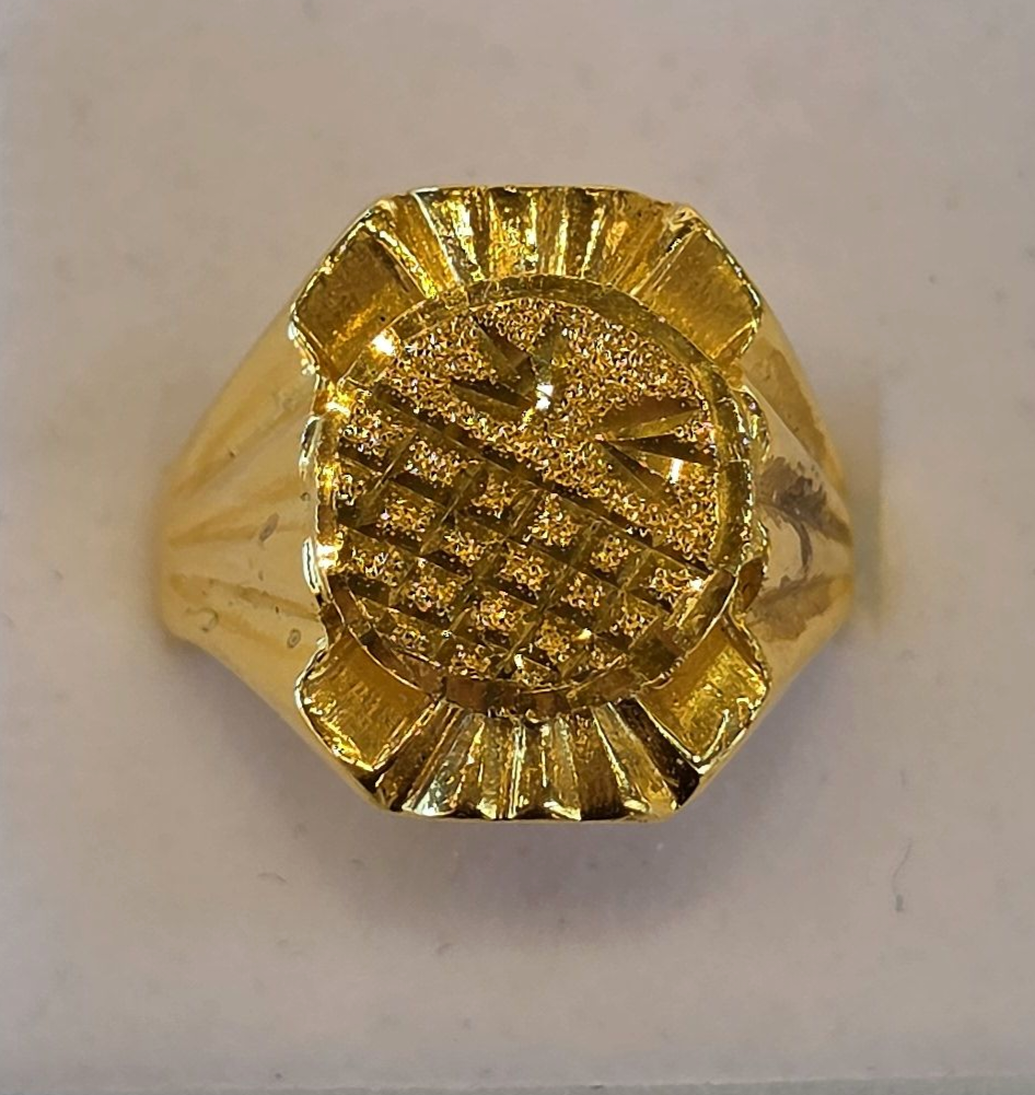 22K Gold Men's Ring