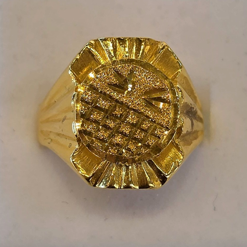 22K Gold Men's Ring