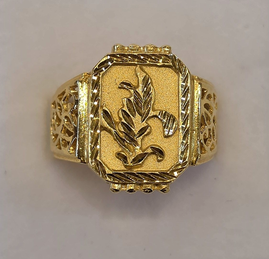 22K Gold Men's Ring