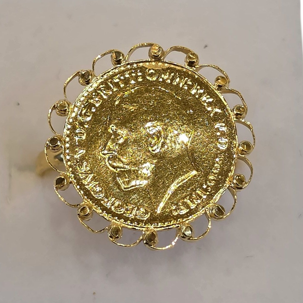 22K Gold Men's Ring
