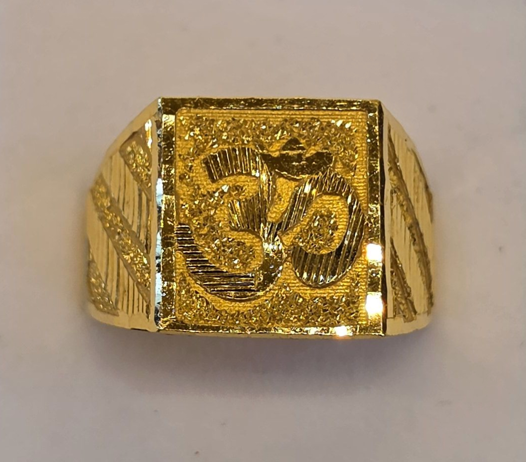 22K Gold Men's Ring