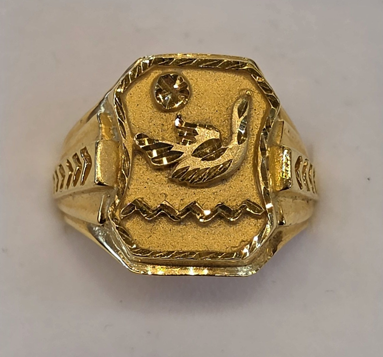 22K Gold Men's Ring