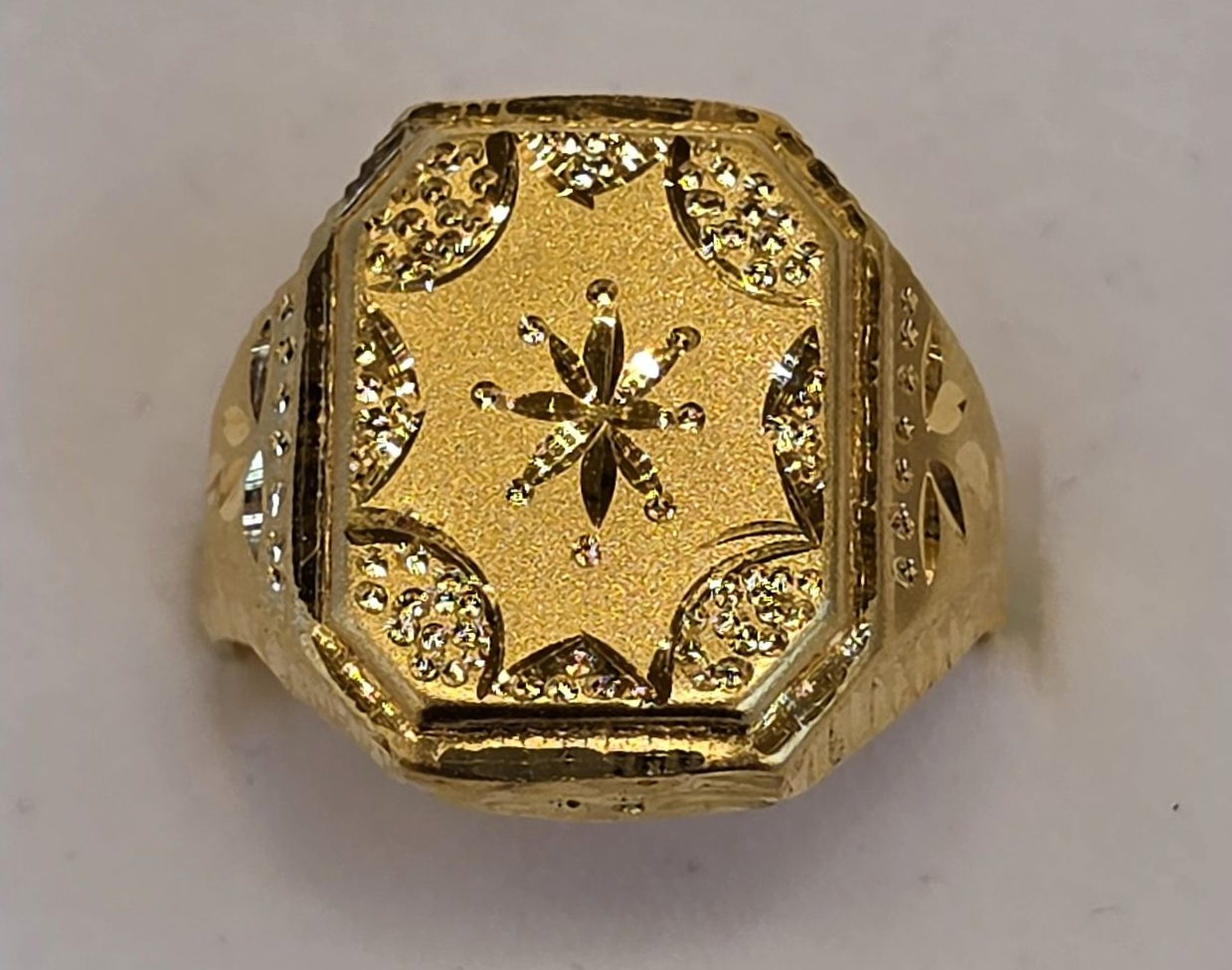 22K Gold Men's Ring