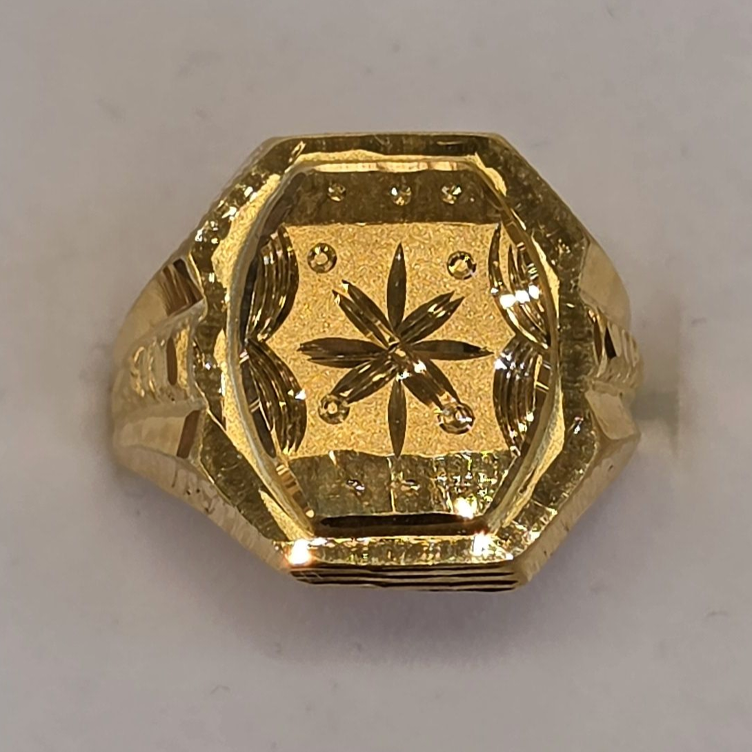 22K Gold Men's Ring